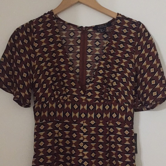 Tribal Print Forever21 Jumpsuit Small - Picture 2 of 5